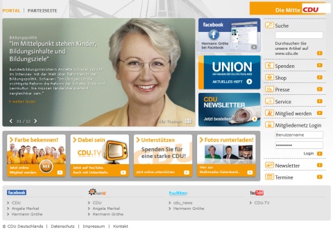 CDU Homepage